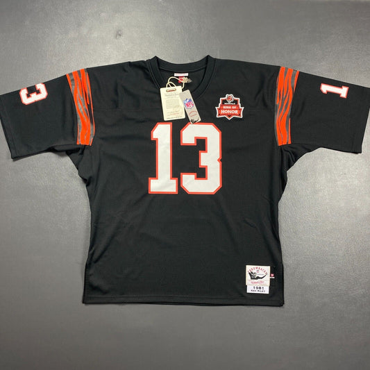 100% Authentic Ken Riley Mitchell & Ness 1981 Bengals Jersey Size 52 2XL Mens