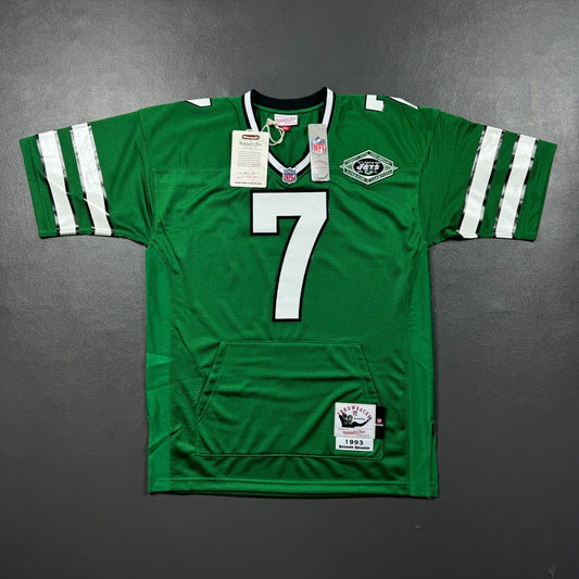 100% Authentic Boomer Esiason Mitchell & Ness 1993 NY Jets Jersey Size 48 XL