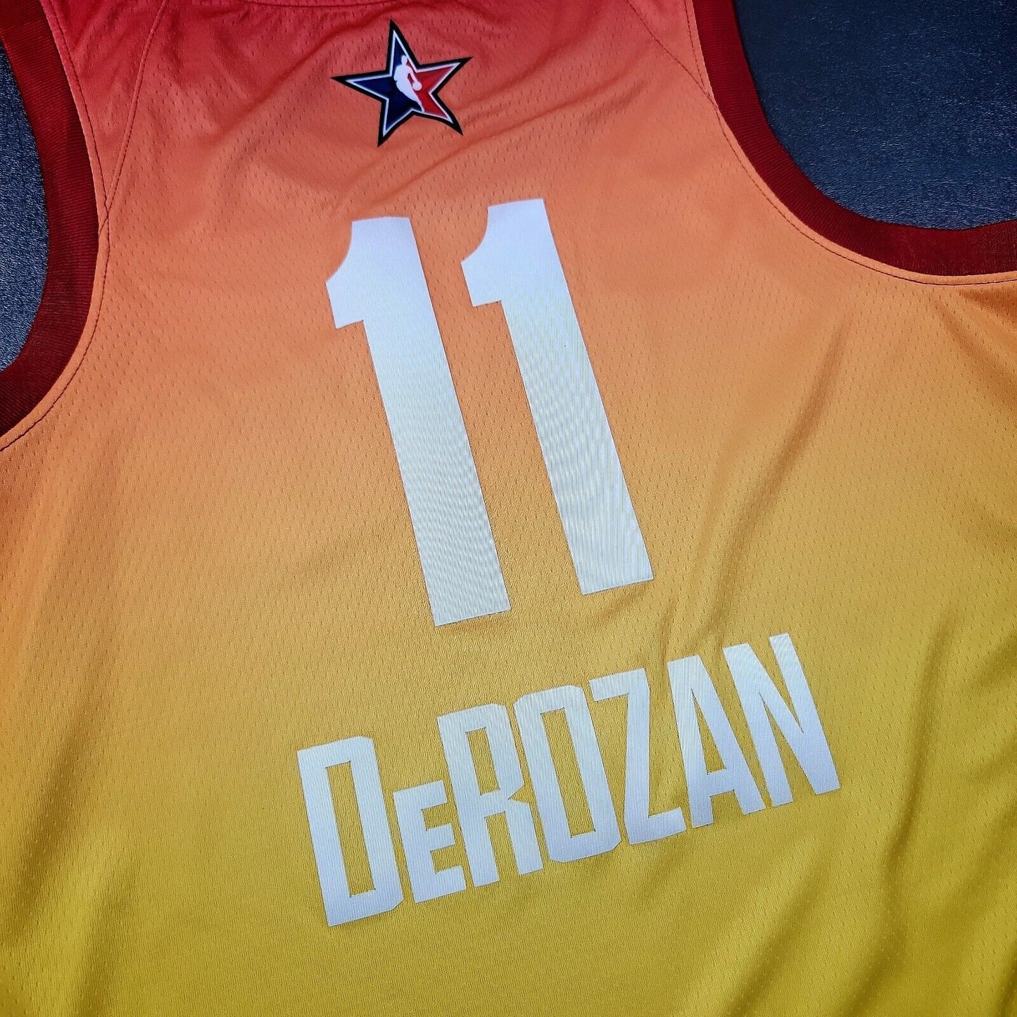 100% Authentic Demar DeRozan Nike 2023 All Star Game Jersey Size 44 M Mens