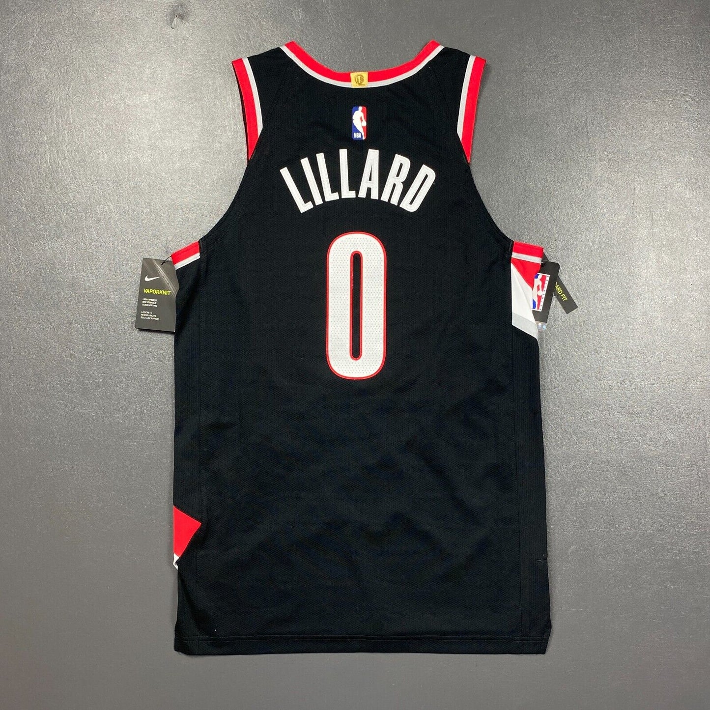 100% Authentic Damian Lillard Nike Portland Blazers Icon Jersey Size 44 M Mens