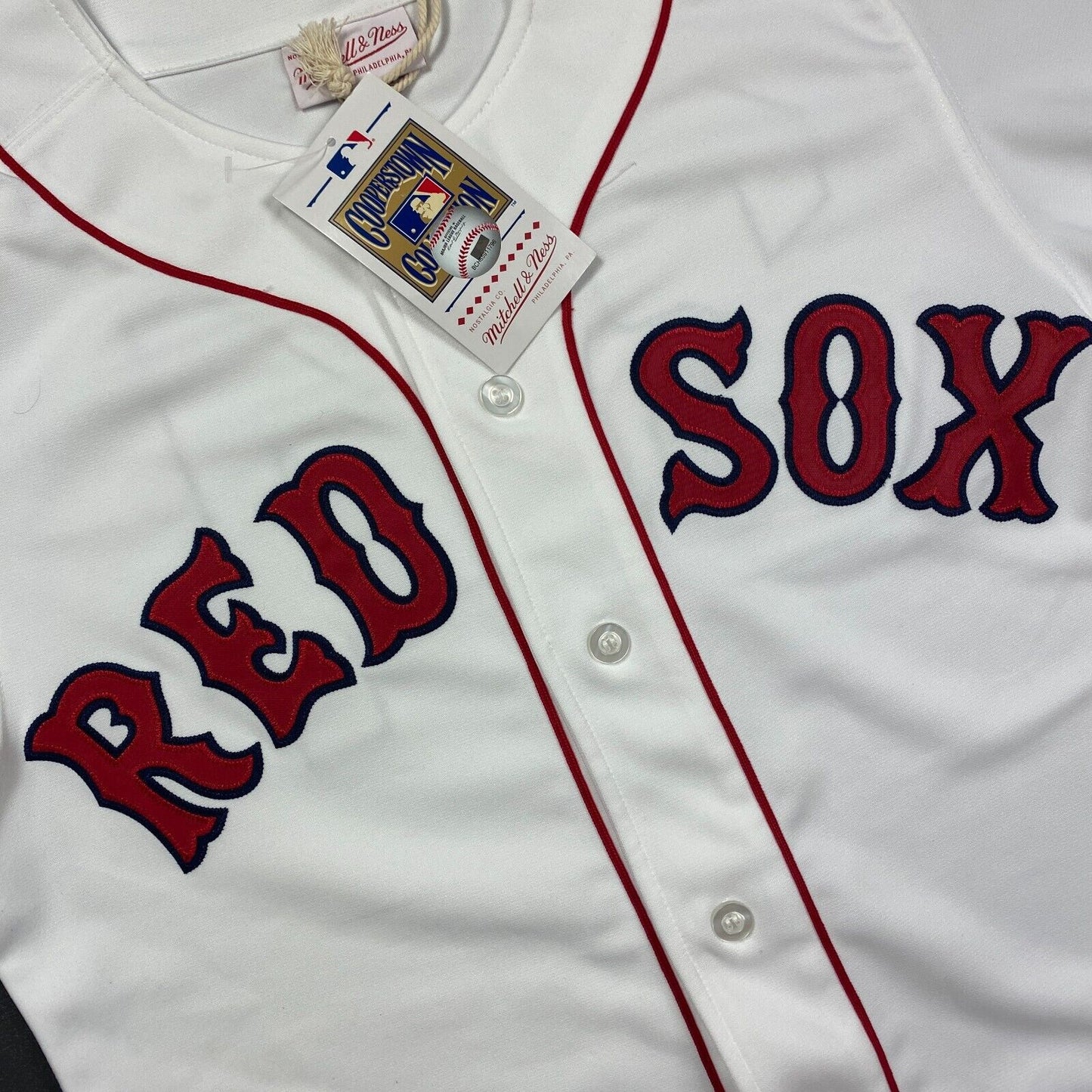 100% Authentic David Ortiz Mitchell Ness 2013 World Series Red Sox Jersey 40 M