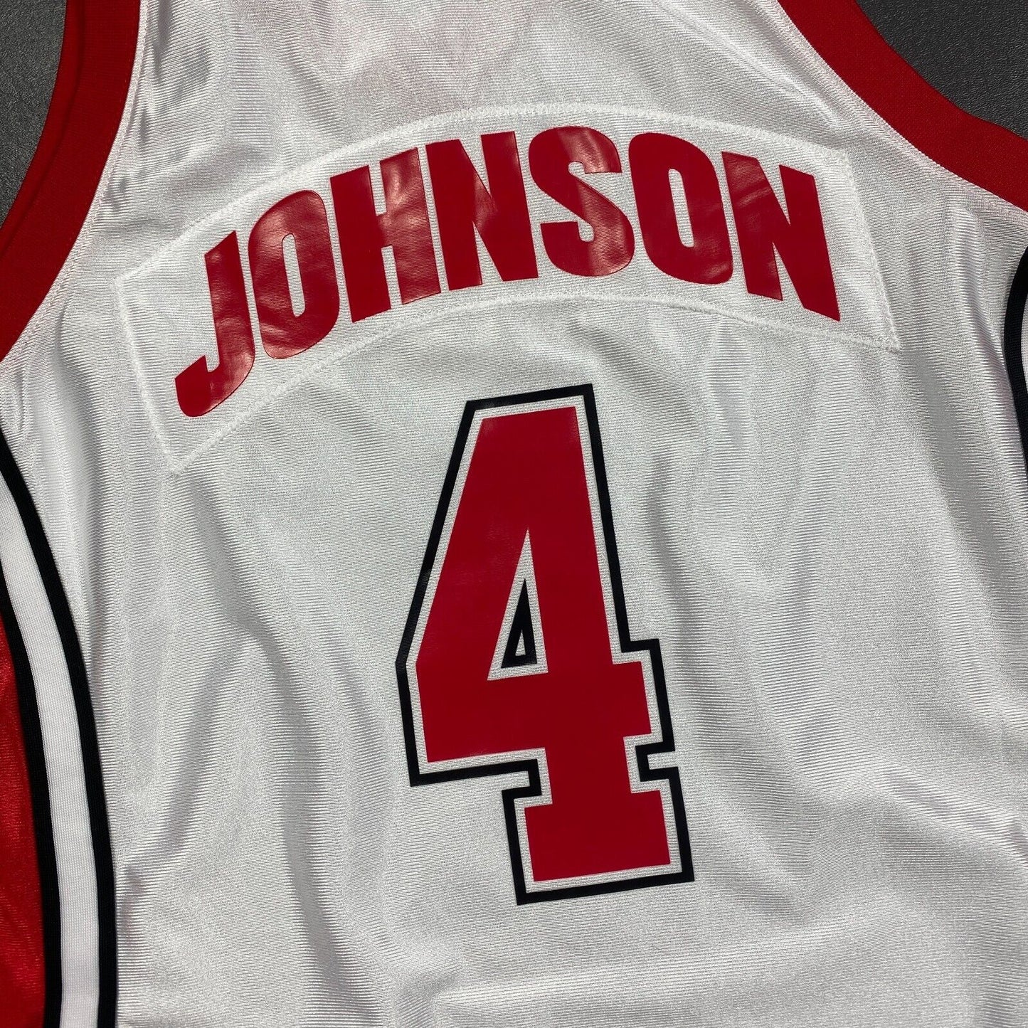 100% Authentic Larry Johnson Mitchell & Ness 89 90 UNLV Rebels Jersey Size 44 L