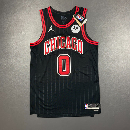 100% Authentic Coby White Jordan Chicago Bulls Statement Jersey Size 44 M