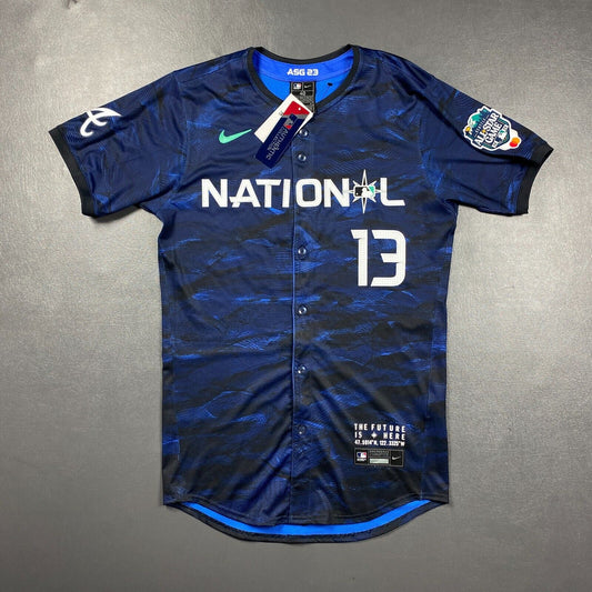 100% Authentic Ronald Acuna Jr 2023 All Star Game National Jersey Size 40 M Mens