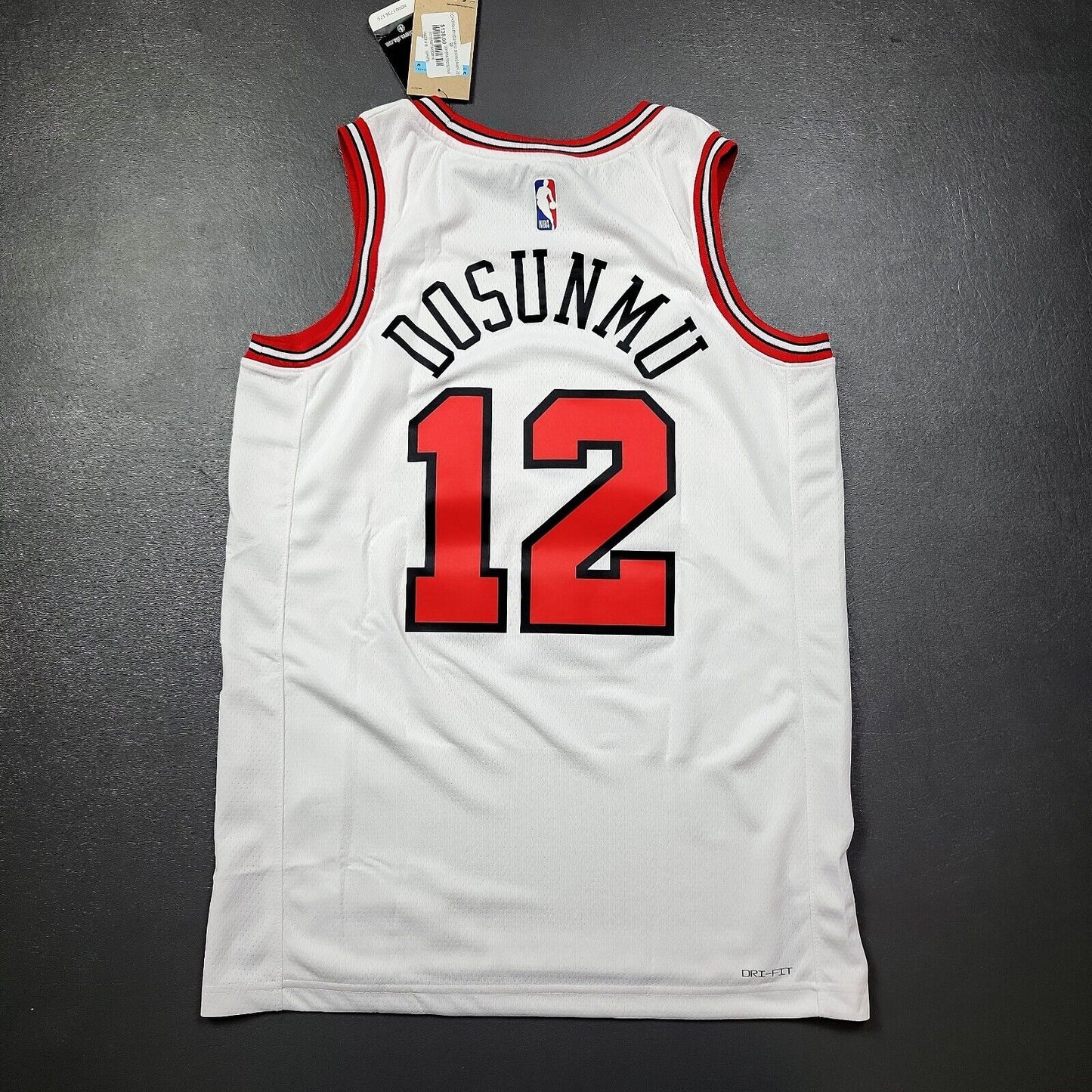 100% Authentic Ayo Dosunmu Nike Bulls Association Swingman Jersey Size 44 M