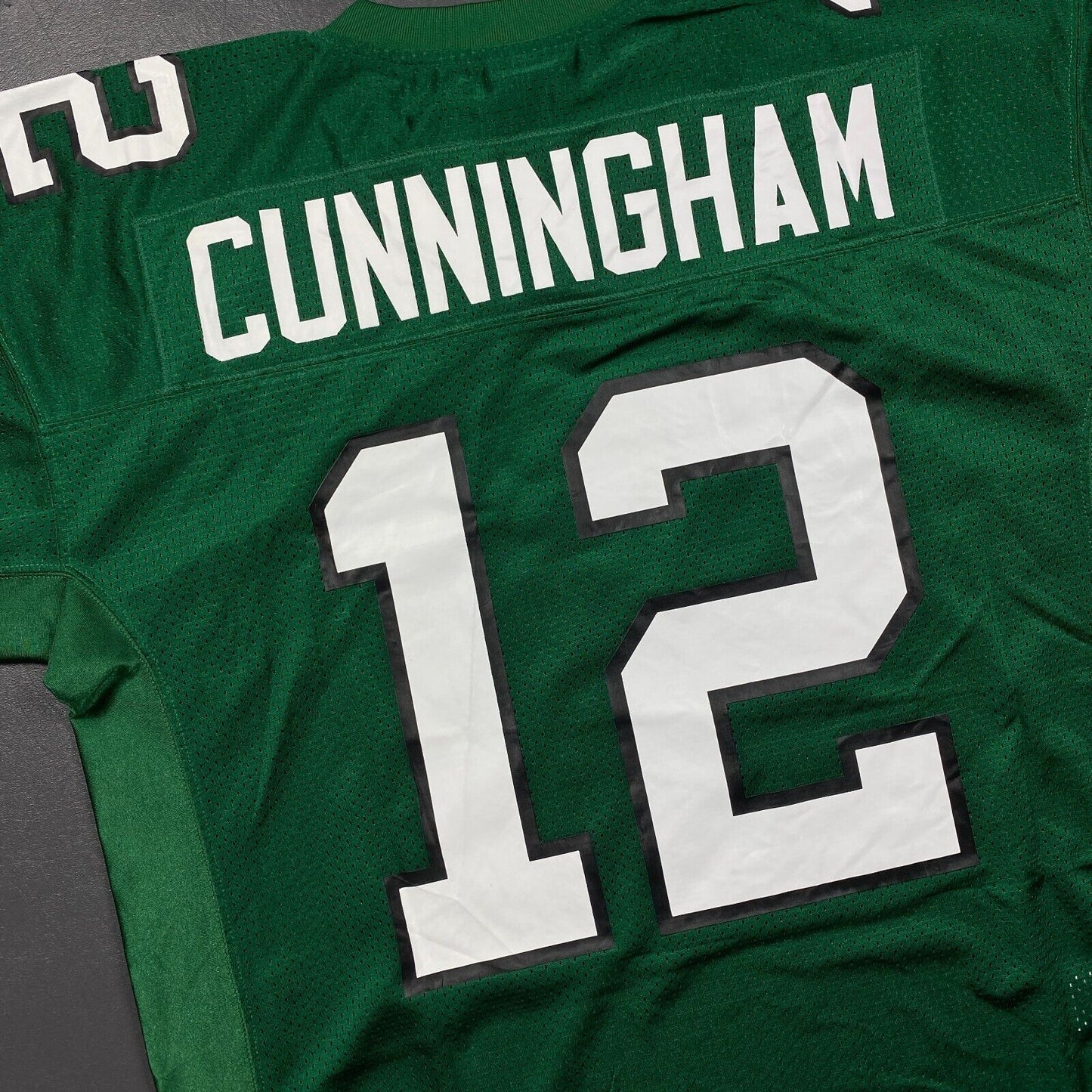 100% Authentic Randall Cunningham Mitchell & Ness 1992 Eagles Jersey Size 48 XL