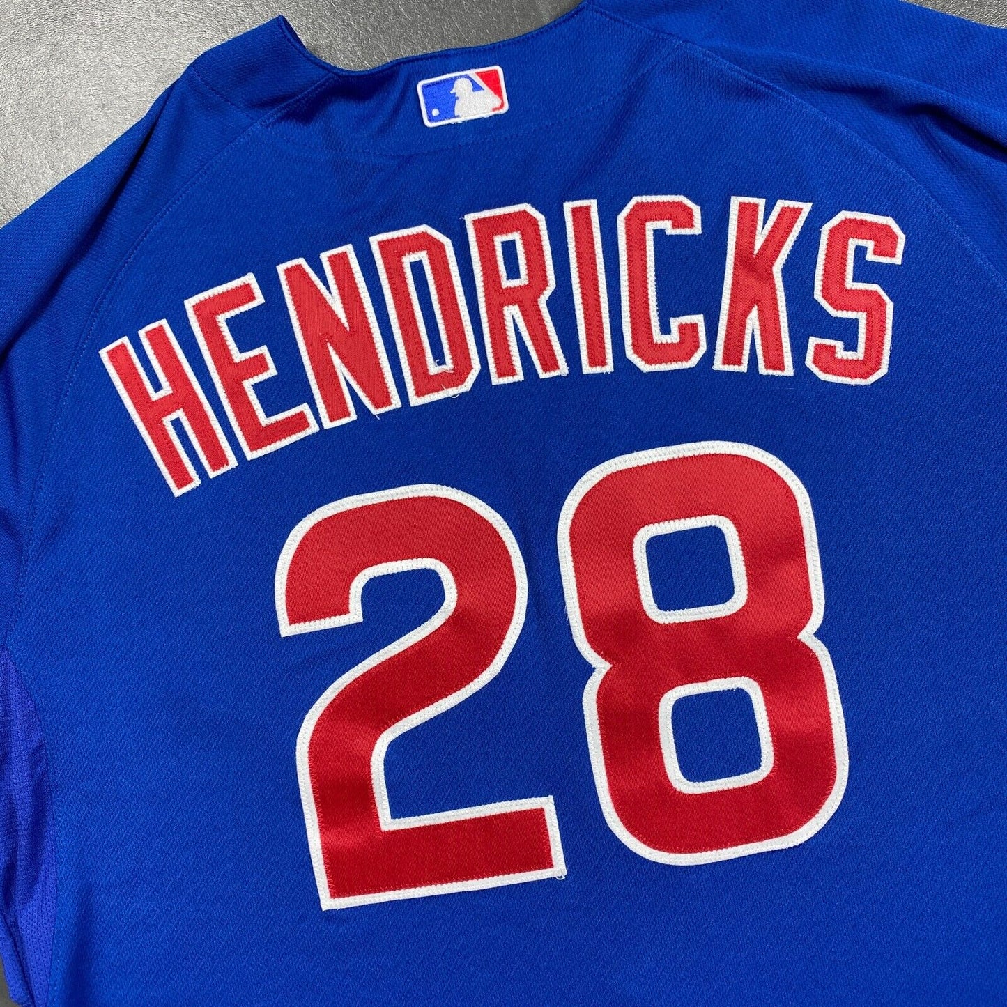 100% Authentic Kyle Hendricks 2016 Chicago Cubs Vintage Majestic Jersey 56 3XL