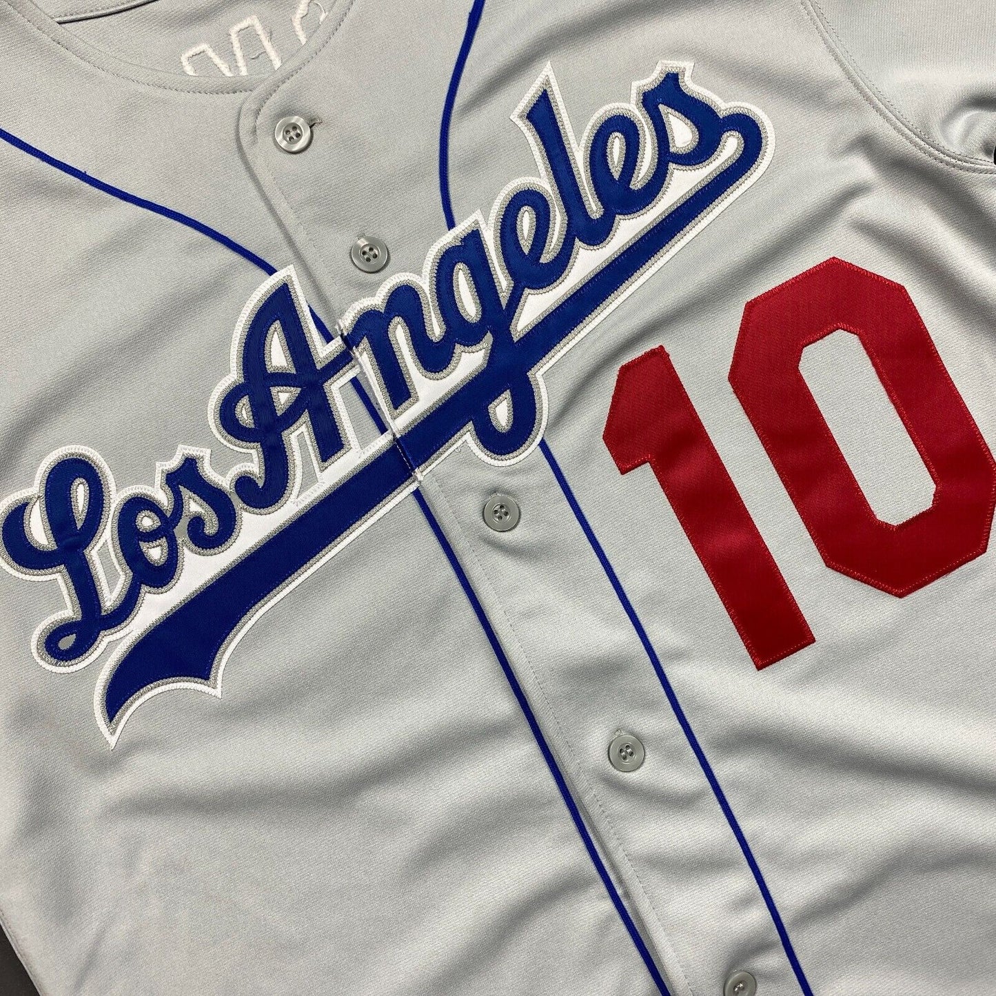 100% Authentic Hideo Nomo Mitchell Ness 2002 Los Angeles Dodgers Jersey 52 2XL