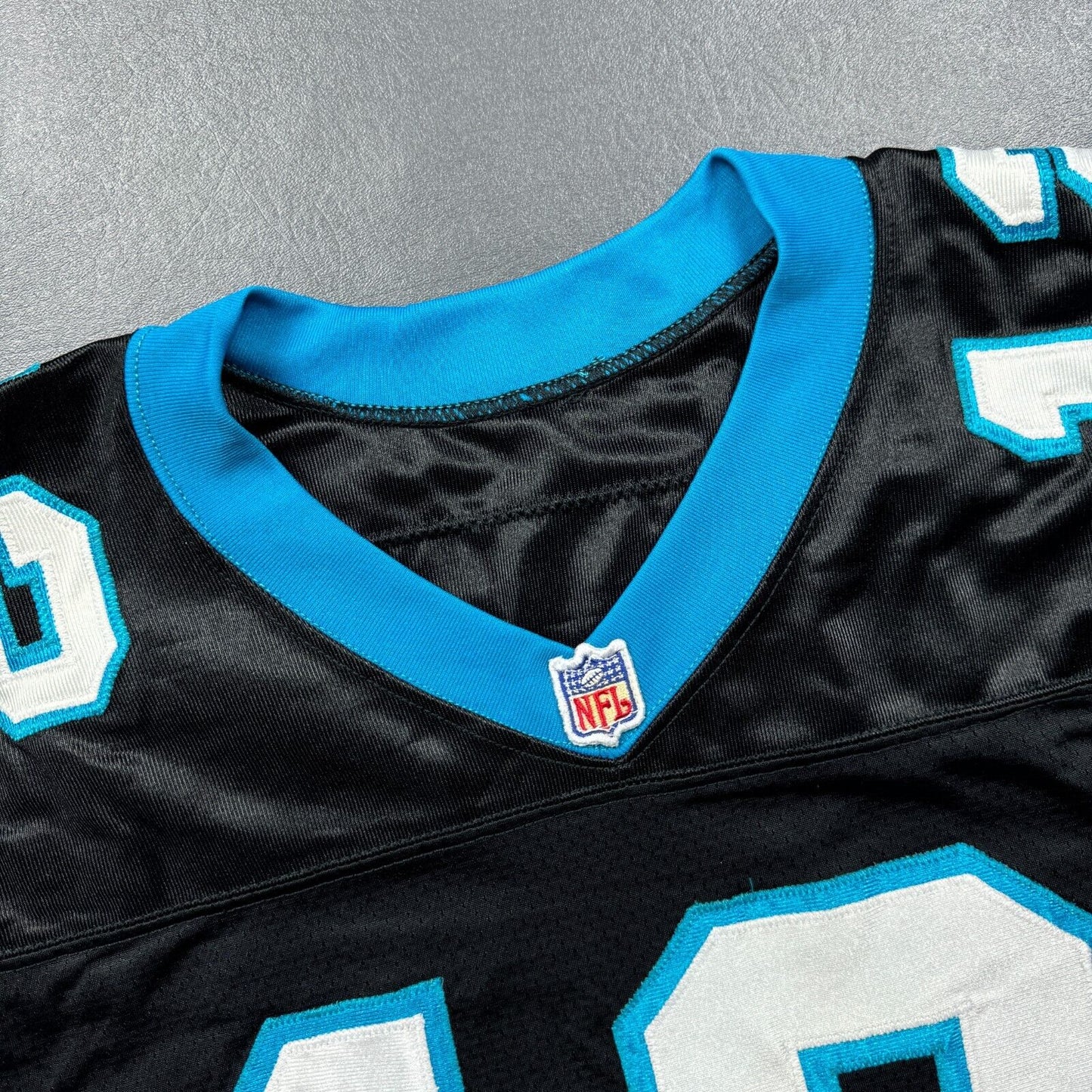 100% Authentic Kerry Collins Vintage Wilson Carolina Panthers Jersey 46 L XL