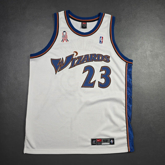 100% Authentic Michael Jordan Vintage Nike Wizards Jersey Size 52 2XL Mens 911