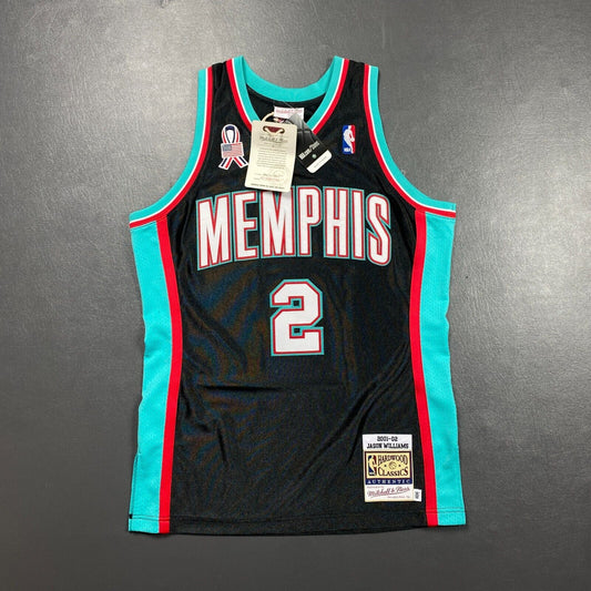 100% Authentic  Jason Williams Mitchell Ness 01 02 Grizzlies Jersey Size 40 M