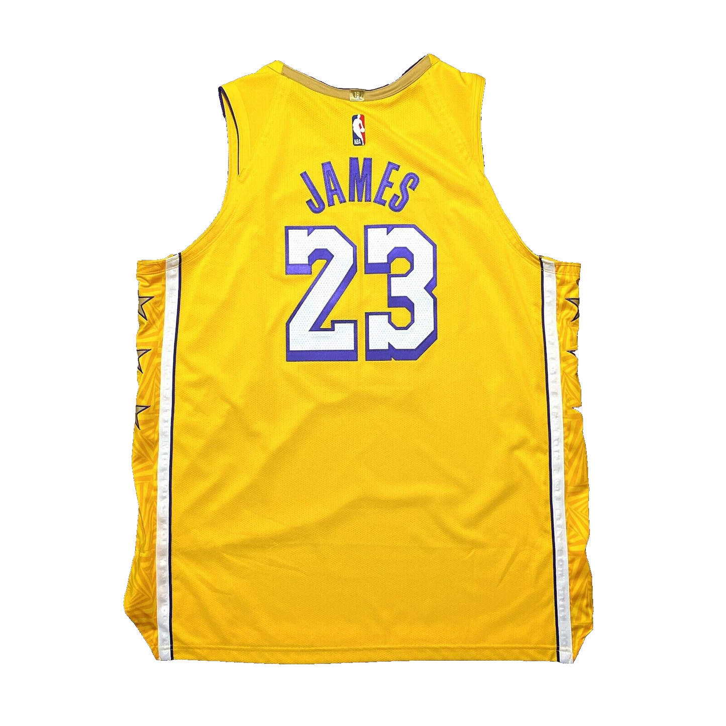 100% Authentic Lebron James Nike Lore Series City Lakers Jersey Size 56 2XL Mens