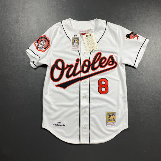 100% Authentic Cal Ripken Mitchell & Ness 2001 Orioles Jersey Size 40 M Mens