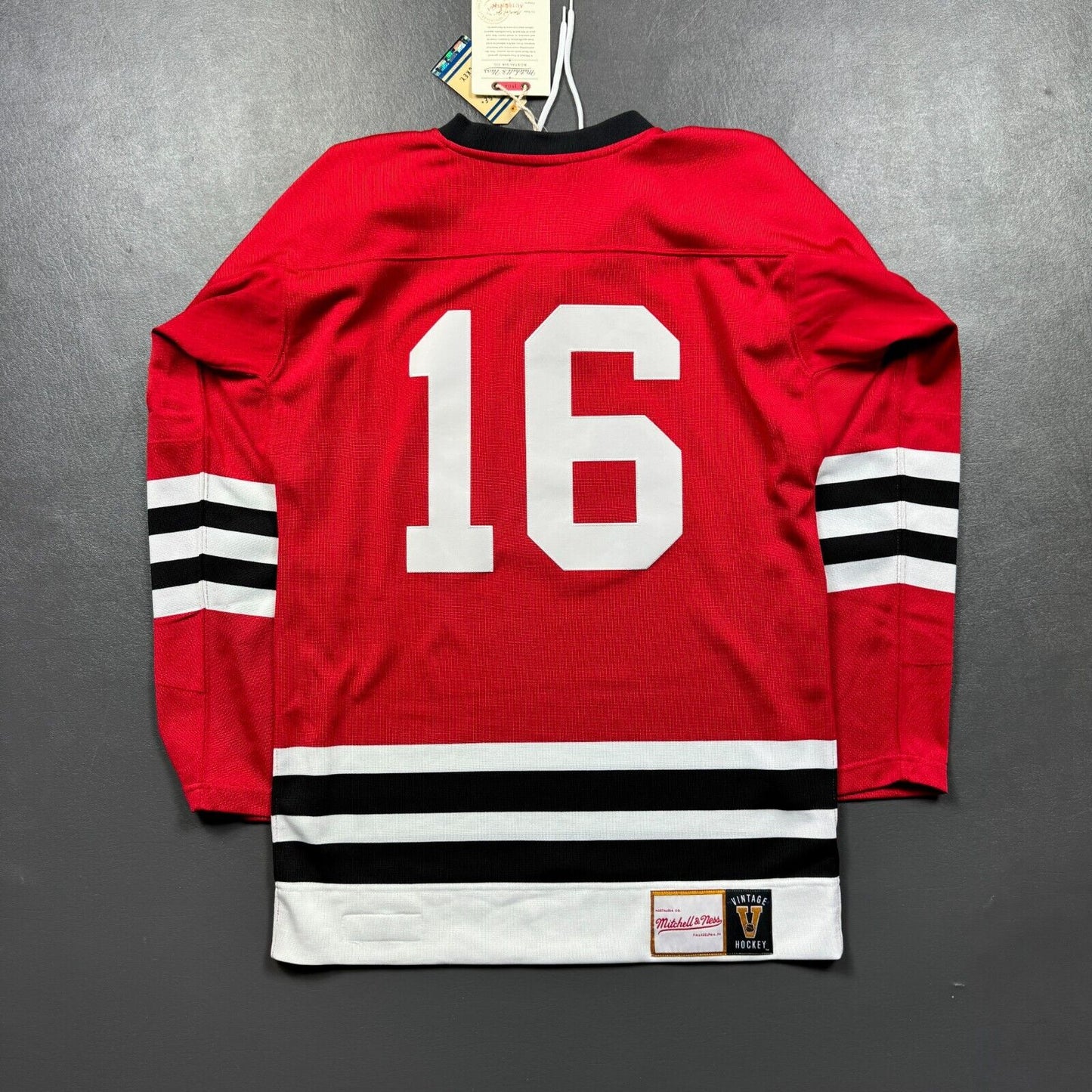 100% Authentic Bobby Hull Mitchell Ness 1960 61 Blackhawks Jersey Size 40 M Mens