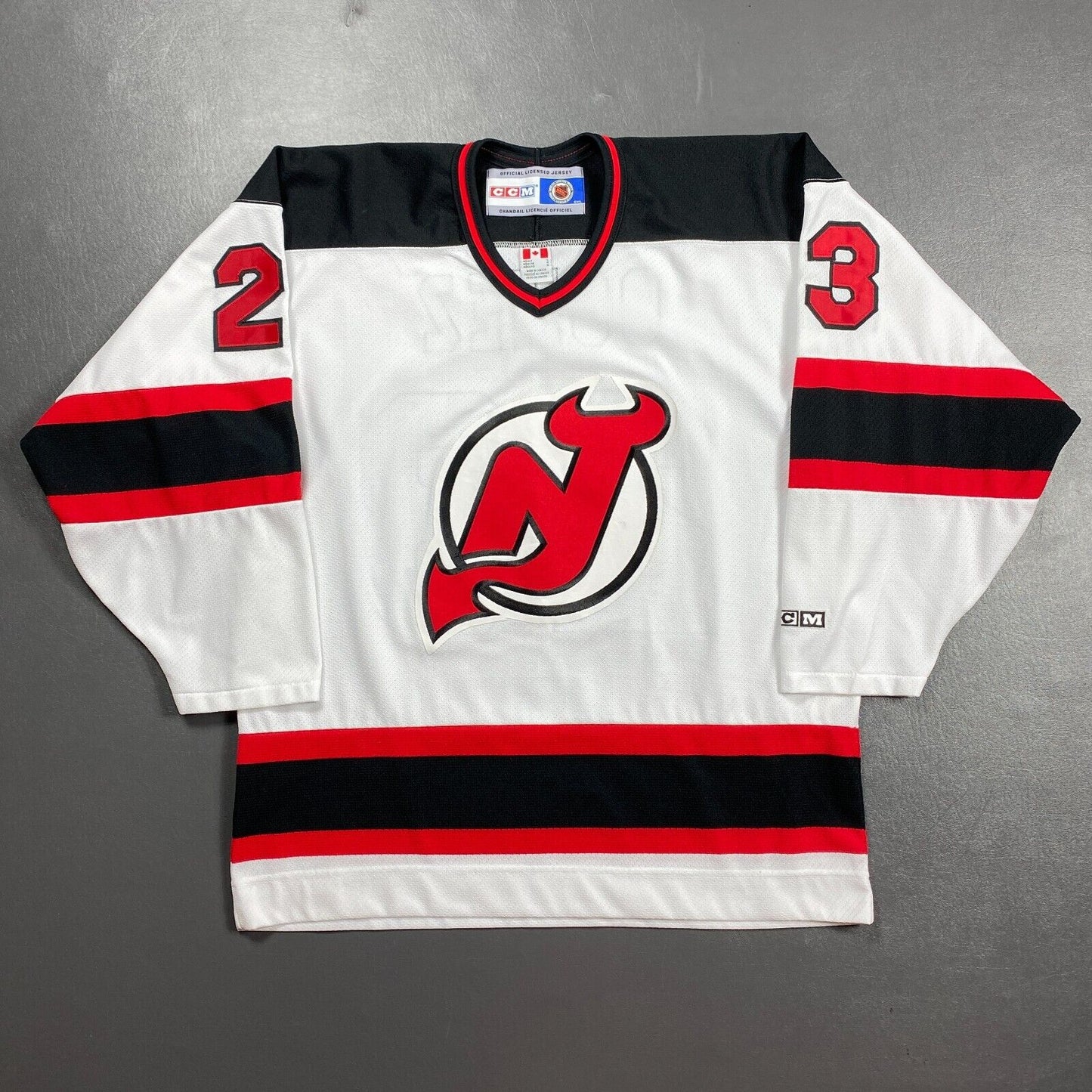 100% Authentic Scott Gomez Vintage CCM New Jersey Devils Jersey Size L Mens