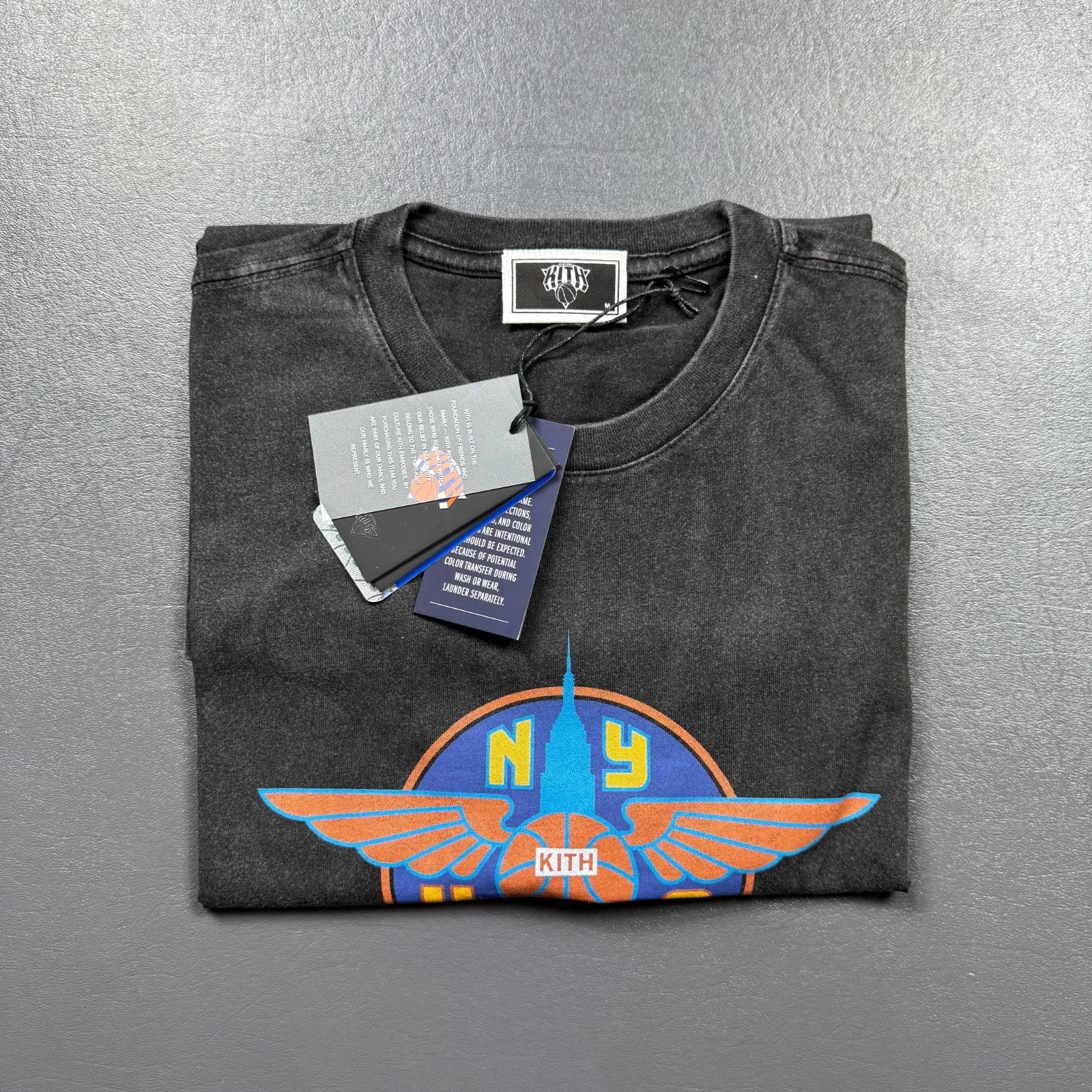 100% Authentic KITH x New York Knicks Wingman Vintage Tee T