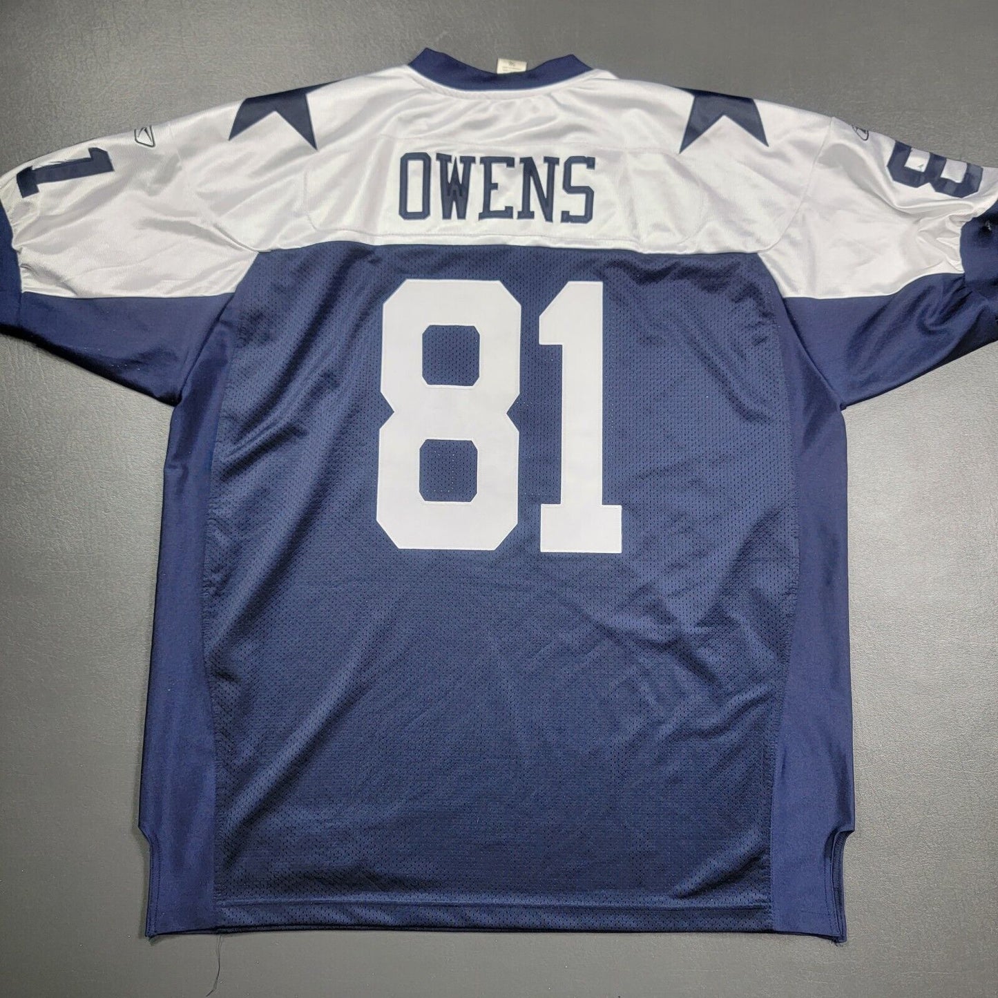 100% Authentic Terrell Owens Vintage Reebok Cowboys Jersey Mens Size 56 3XL Mens