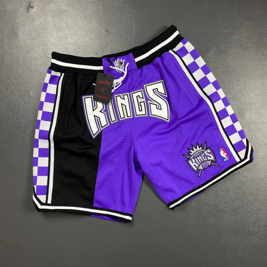 100% Authentic Just Don 94 95 Sacramento Kings Mitchell Ness Shorts Size XL Mens