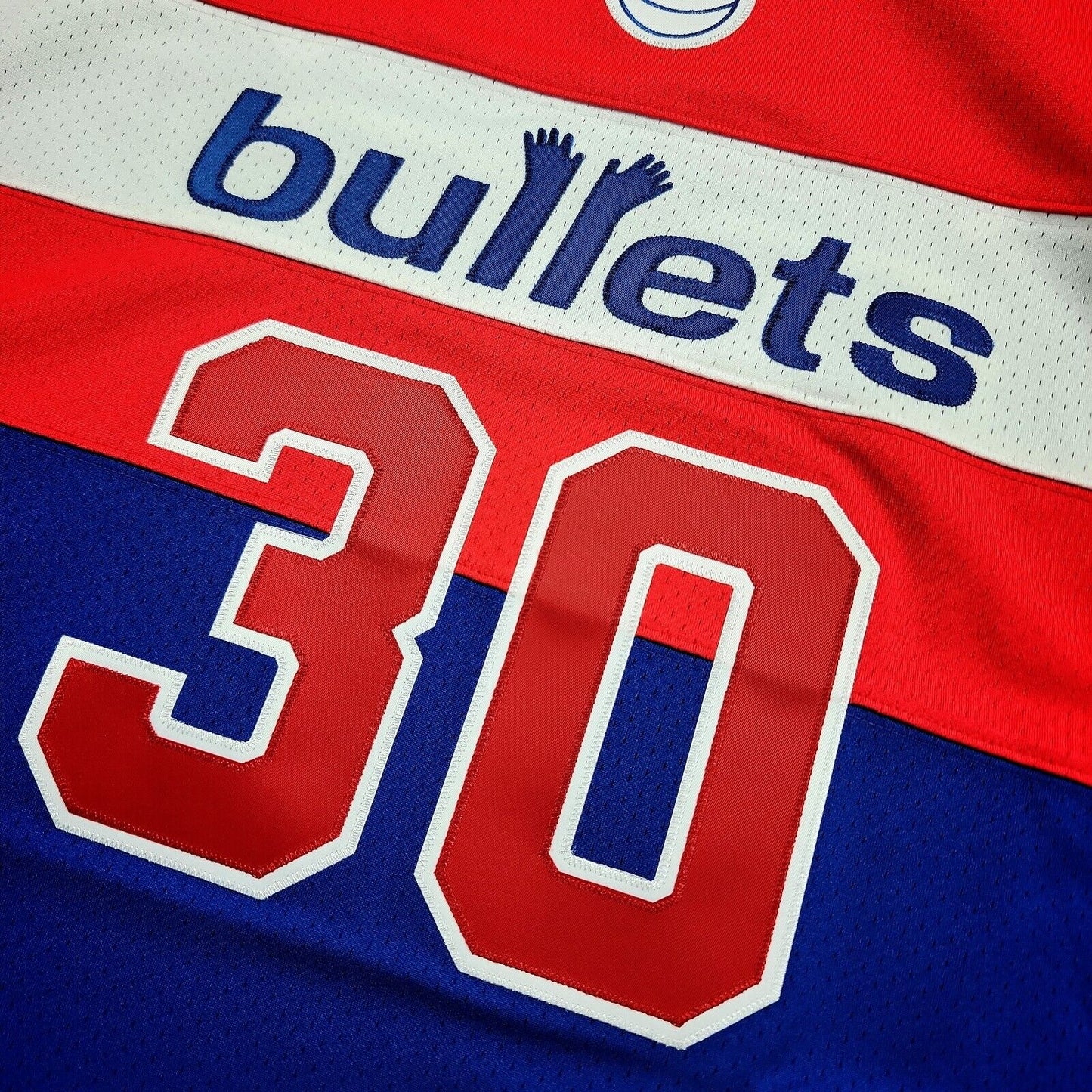 100% Authentic Ben Wallace Mitchell & Ness 96 97 Bullets Jersey Size 44 L Mens