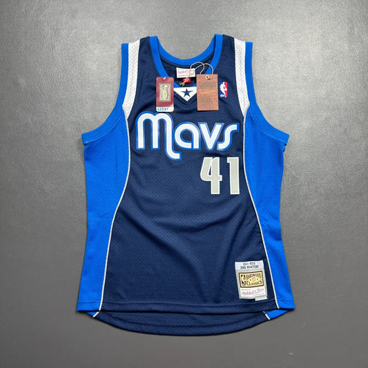 100% Authentic Dirk Nowitzki Mitchell Ness 2011 12 Mavericks Jersey Size L 44