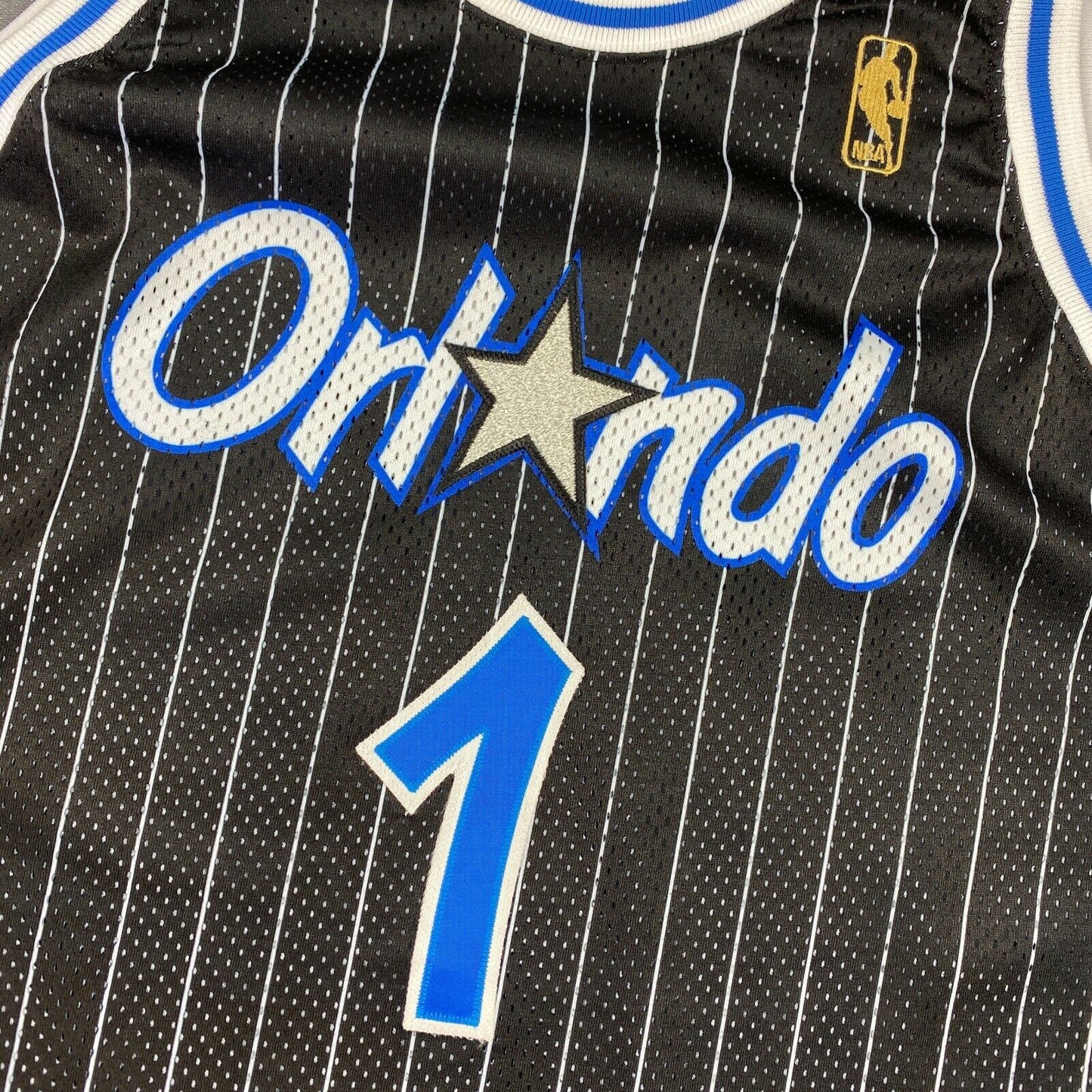 100% Authentic Penny Hardaway Vintage Champion 96 97 Magic Pro Cut Game Jersey