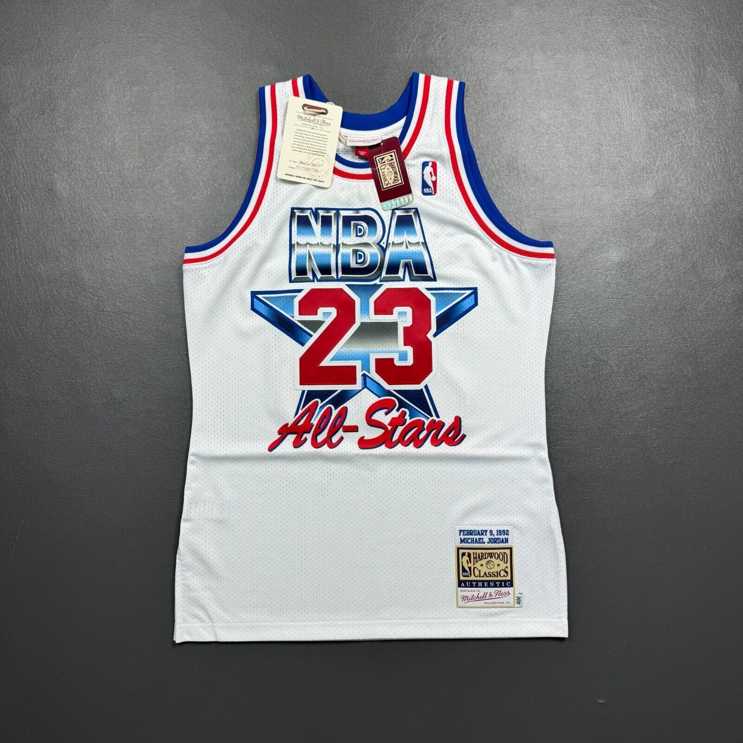 100% Authentic Michael Jordan Mitchell & Ness 1992 All Star Game Jersey Size 40