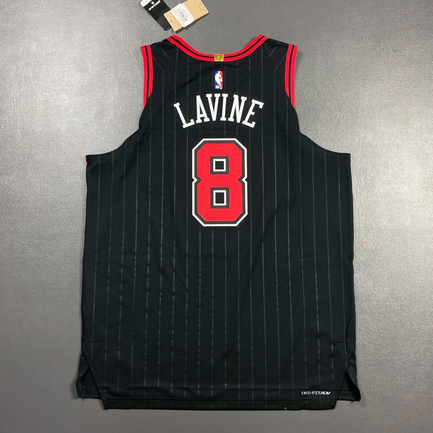 100% Authentic Zach Lavine Nike Bulls Statement Jersey Size 52 XL Motorola