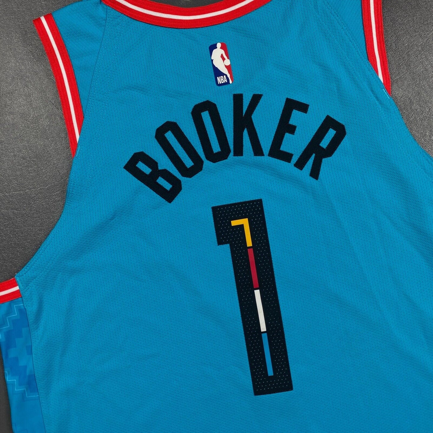 100% Authentic Devin Booker Nike Phoenix Suns City Edition Jersey Size 48 L Mens