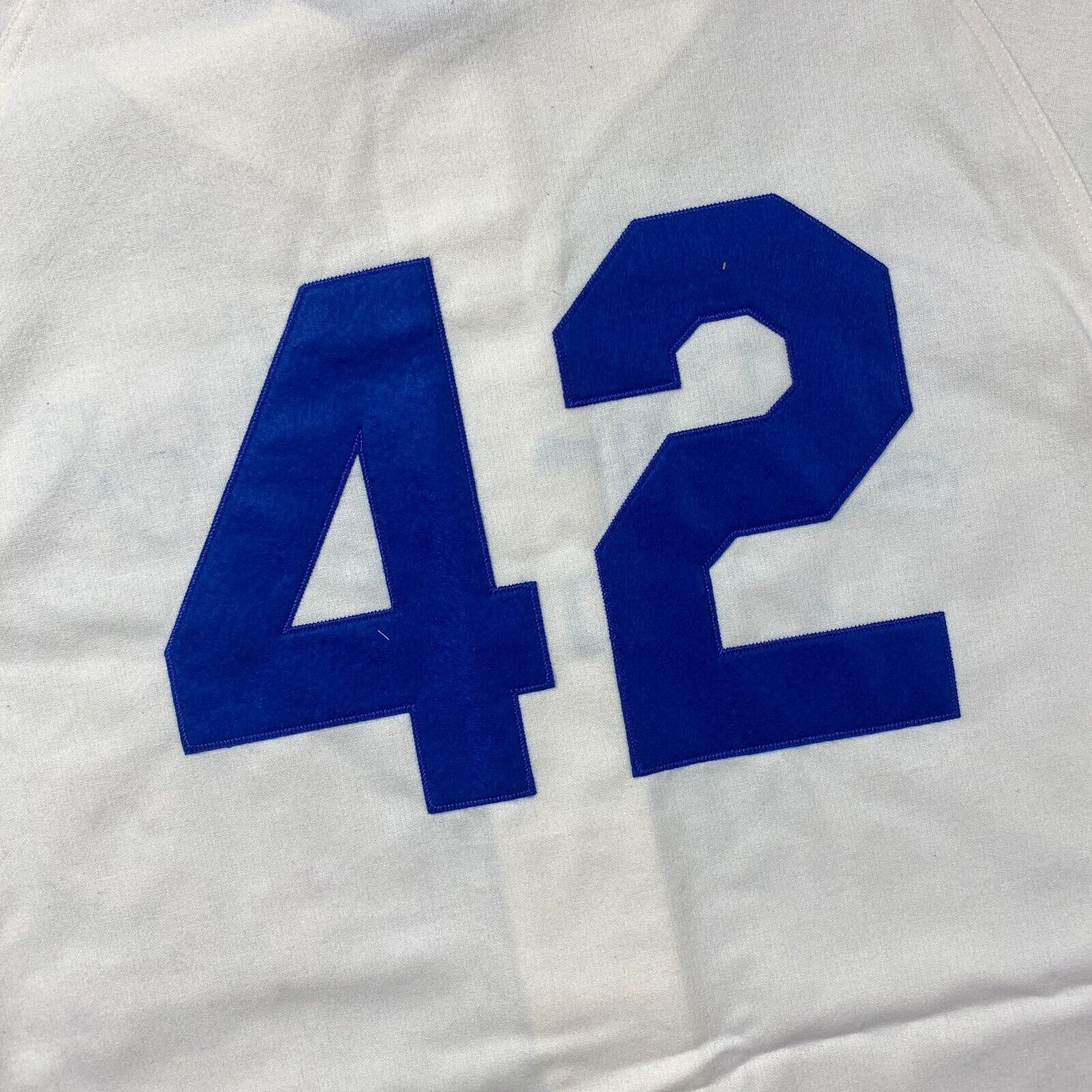 100% Authentic Jackie Robinson Mitchell Ness 1955 Dodgers Jersey Size 40 M Men