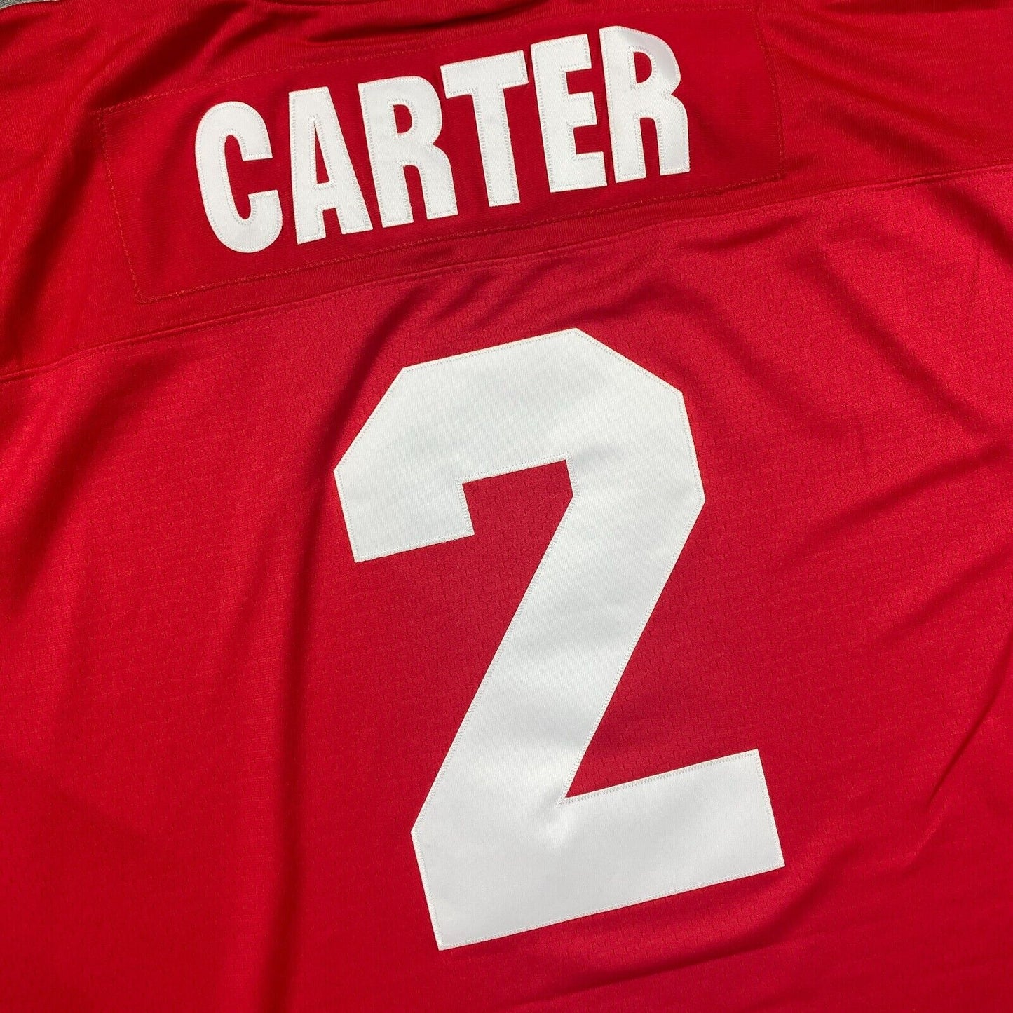 100% Authentic Cris Carter Mitchell & Ness 1986 Ohio State Jersey Size 52 2XL