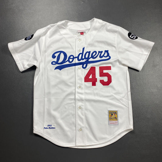 100% Authentic Pedro Martinez Mitchell Ness 1993 Dodgers Jersey Size 48 XL