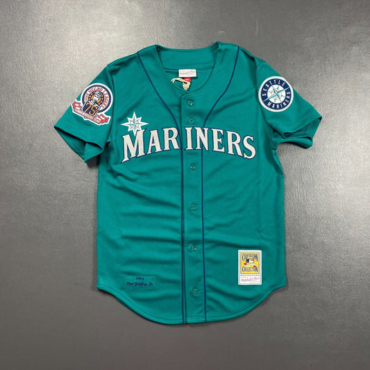 100% Authentic Ken Griffey Jr Mitchell & Ness 93 Mariners Jersey Size 40 M Mens