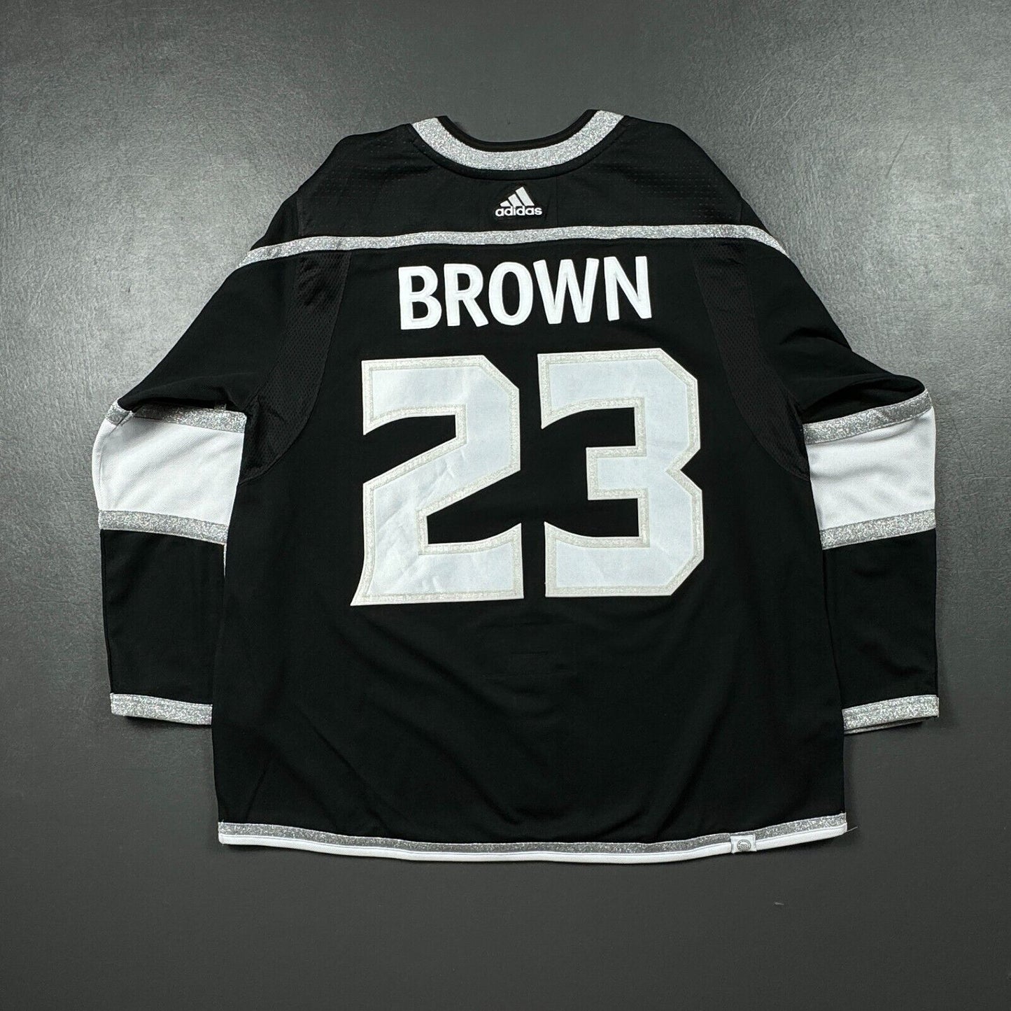 100% Authentic Dustin Brown Adidas Los Angeles Kings Jersey Size 60 Mens