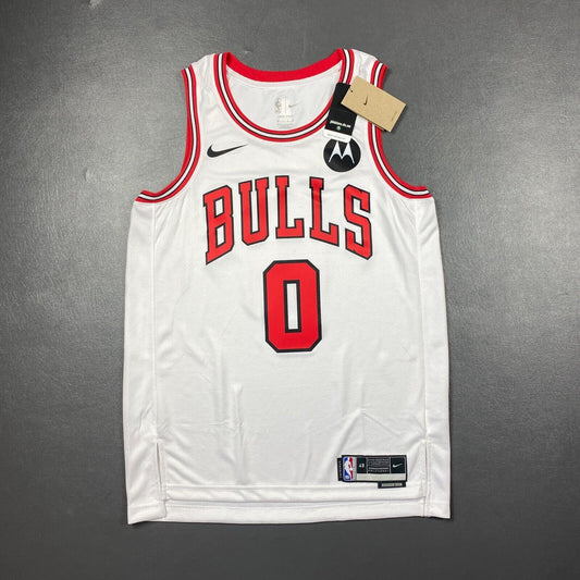 100% Authentic Coby White Nike Bulls Association Swingman Jersey Size 48 L Mens