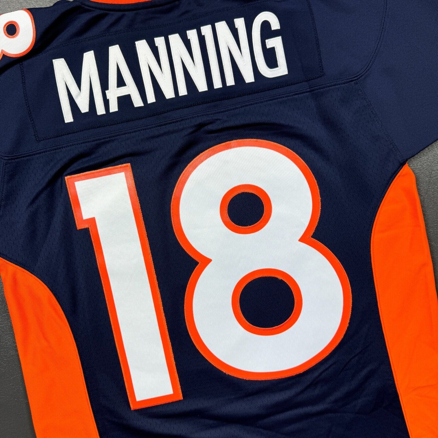 100% Authentic Peyton Manning Mitchell & Ness 2015 Denver Broncos Jersey 40 M