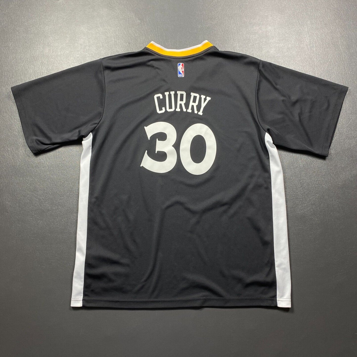 100% Authentic Stephen Curry Adidas Warriors Slate Sleeve Jersey Size XL Mens