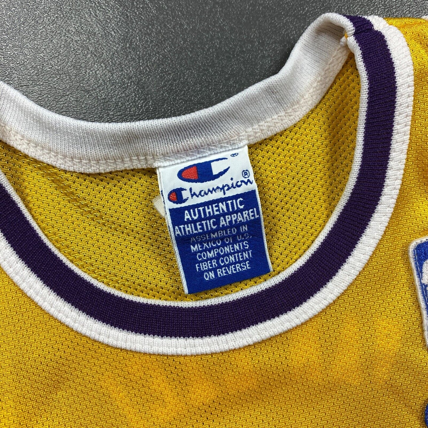 100% Authentic Nick Van Exel Vintage Champion Lakers Jersey Size Toddler 4T