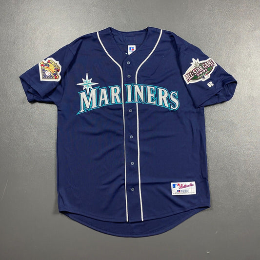 100% Authentic Ichiro Suzuki Russell Athletics 2001 All Star Mariners Jersey 40
