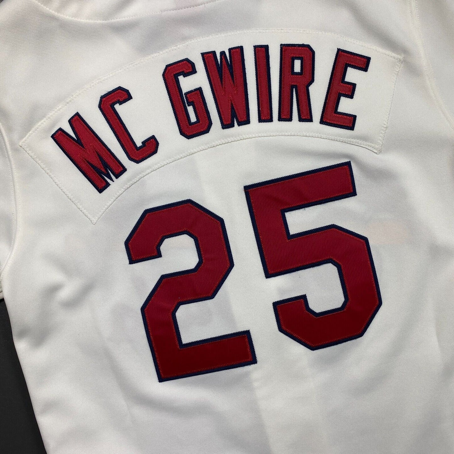 100% Authentic Mark McGwire Mitchell Ness 1998 Cardinals Jersey Size 36 S Mens