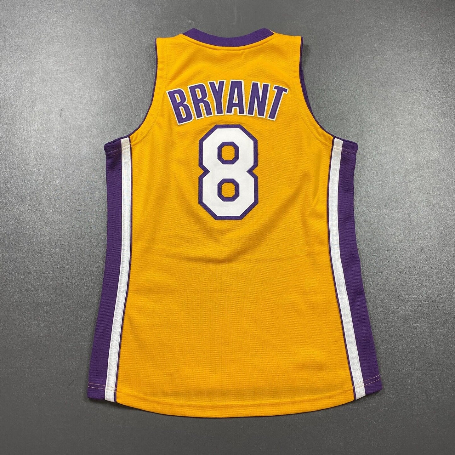 100% Authentic Kobe Bryant Mitchell Ness 00 01 Finals Lakers Jersey Size 40 M