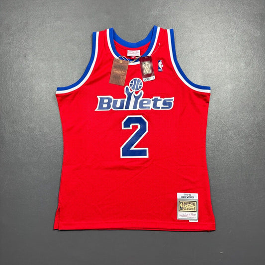 100% Authentic Chris Webber Mitchell & Ness 94 95 Bullets Swingman Jersey L 44