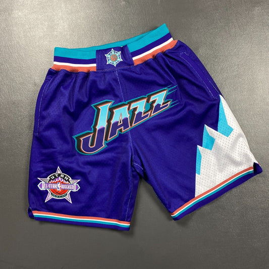 100% Authentic Just Don x Mitchell & Ness 96 97 Utah Jazz Shorts Size S Mens