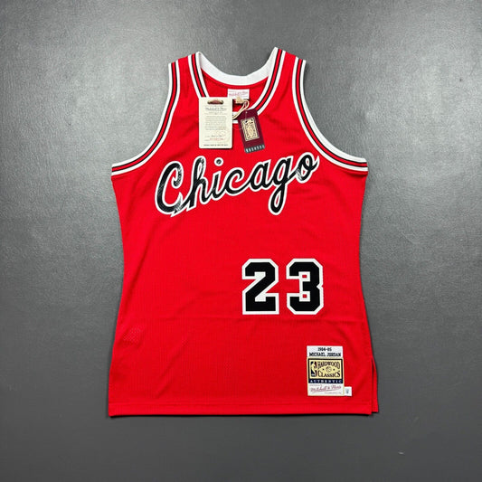100% Authentic Michael Jordan Mitchell Ness 84 85 Bulls Jersey Size 44 L Mens