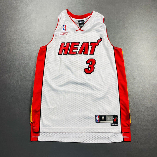 100% Authentic Dwyane Wade Reebok Miami Heat Swingman Jersey Size M Mens