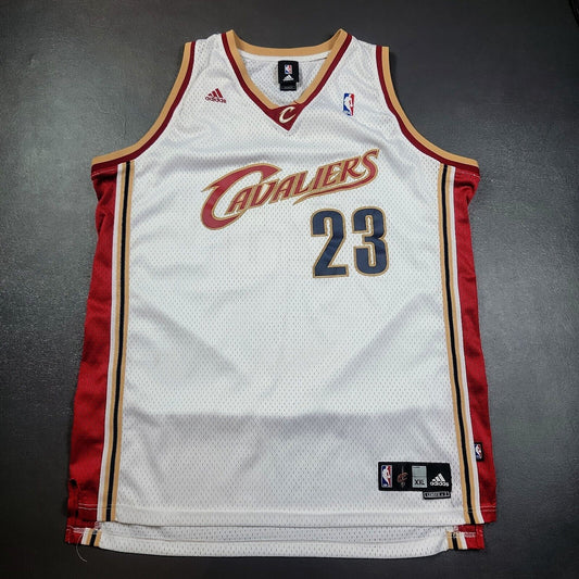 100% Authentic Lebron James Adidas Cavaliers Cavs Home Jersey Size 2XL 52 Mens