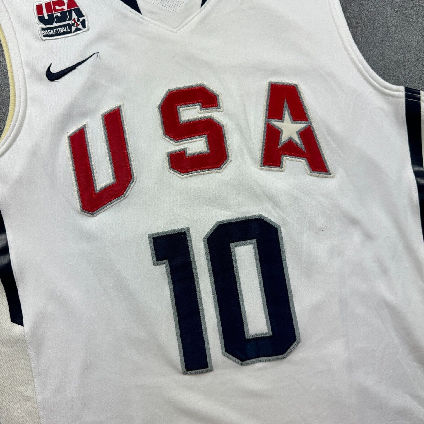 100% Authentic Kobe Bryant Vintage Nike Team USA Jersey Size M 40 Mens