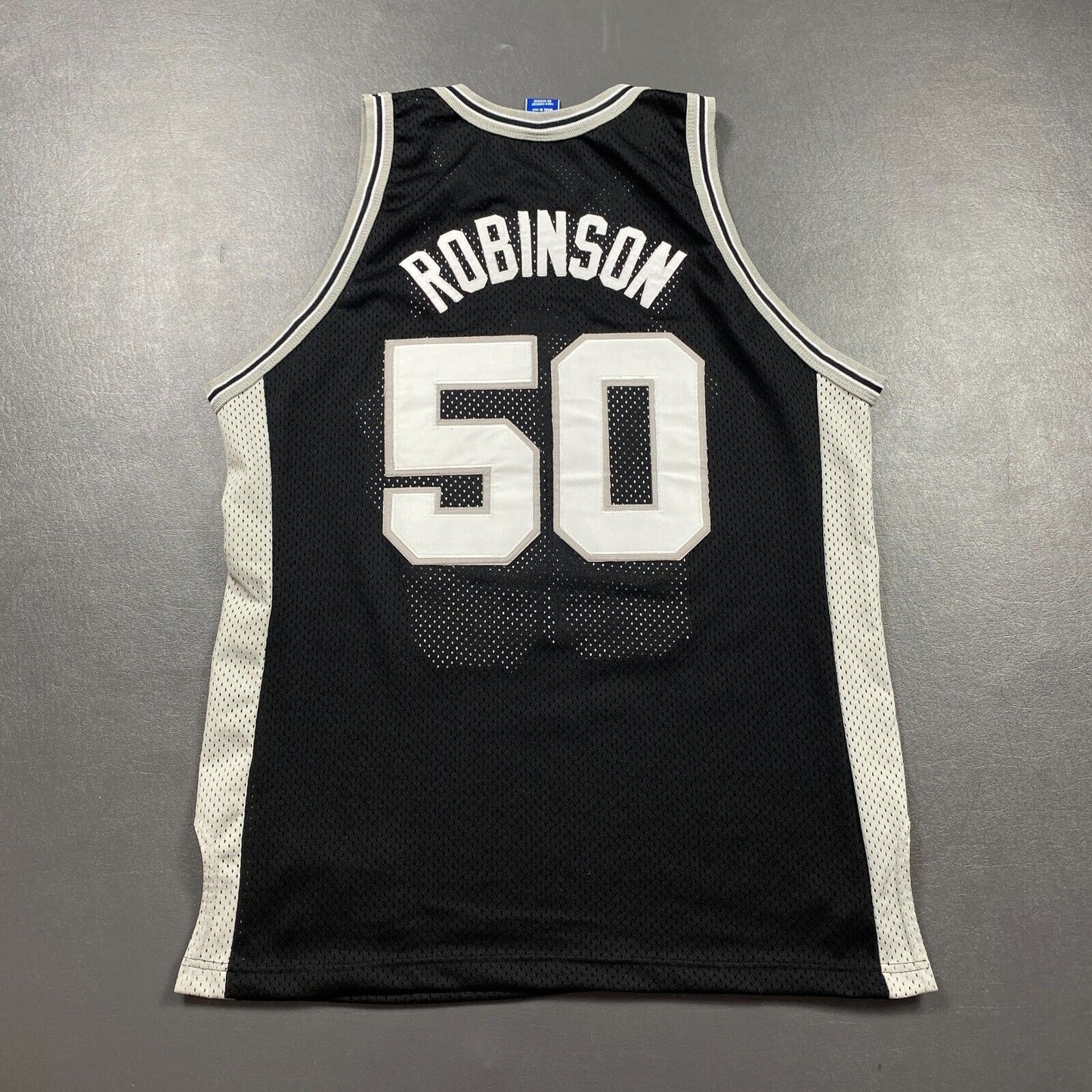 100% Authentic David Robinson Vintage Champion Spurs Jersey Size 48 L XL Mens