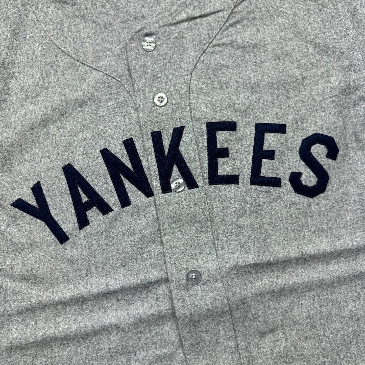 100% Authentic Babe Ruth Mitchell & Ness 1929 NY Yankees Jersey Size 44 L Mens