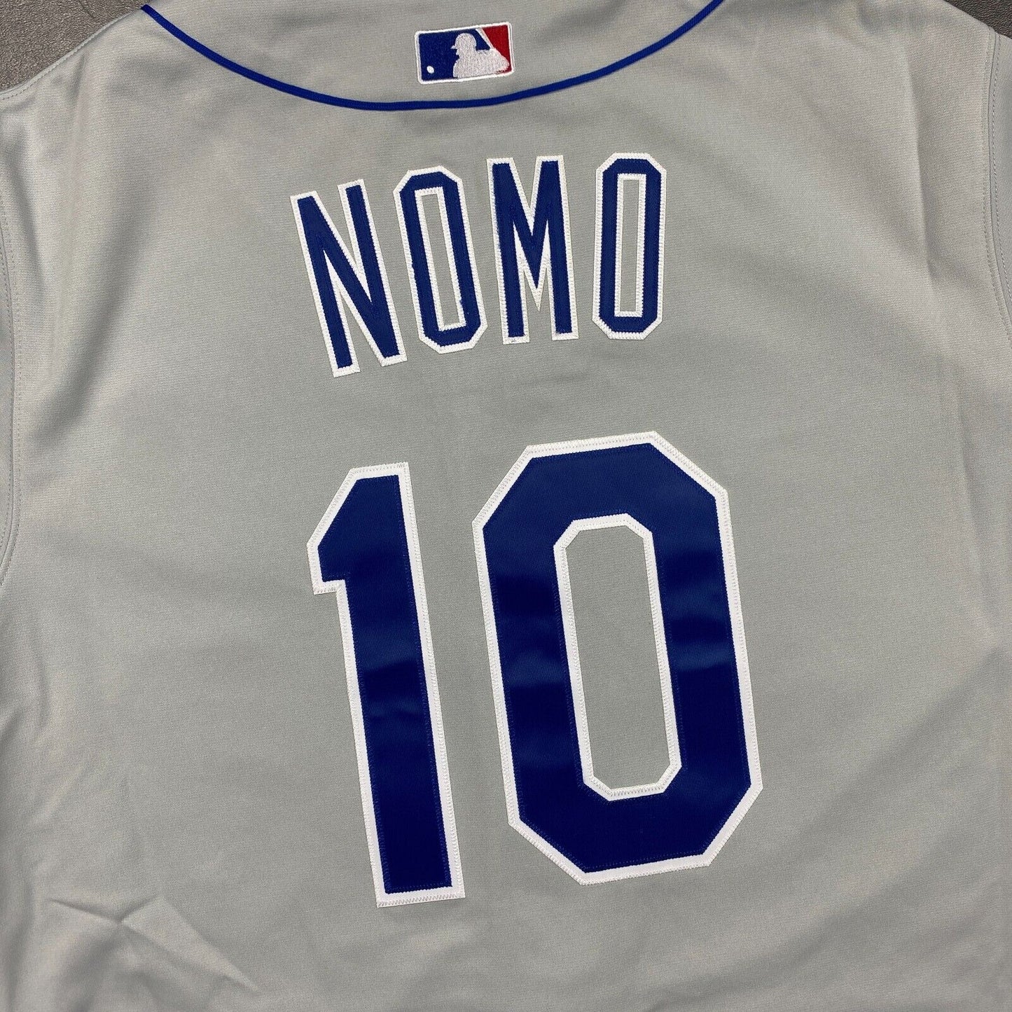 100% Authentic Hideo Nomo Mitchell Ness 2002 Los Angeles Dodgers Jersey 44 L