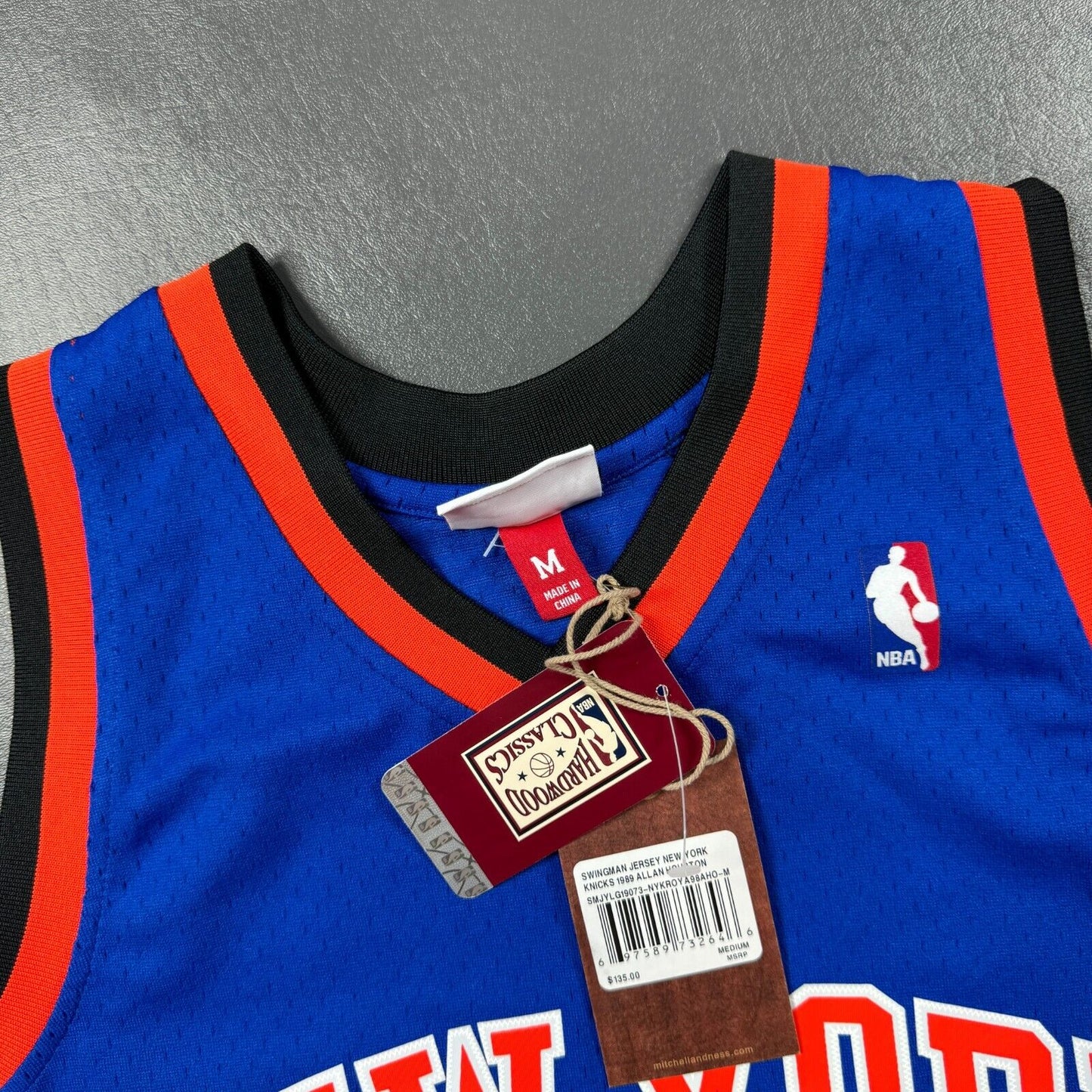 100% Authentic Allan Houston Mitchell Ness 98 99 New York Knicks Jersey M 40